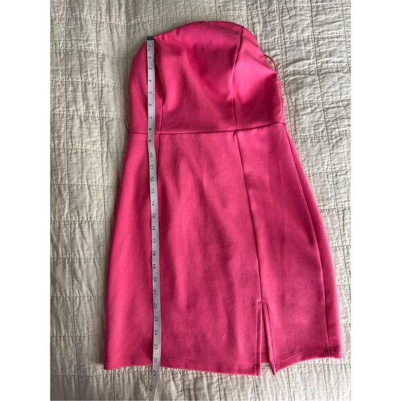 Hello Molly Barbiecore Pink Wedding Guest Vacation Date Night Dress Medium - Picture 7 of 10